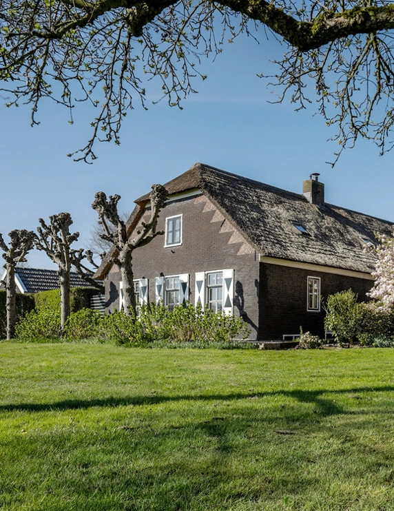 Traditionele woonboerderij voorgevel